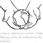 colorear dia de la tierra