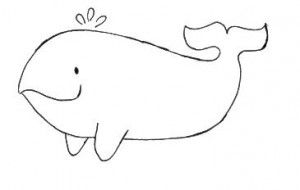 DIBUJOS DE BALLENA PARA COLOREAR