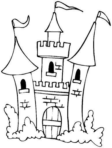 Dibujos de castillos para pintar